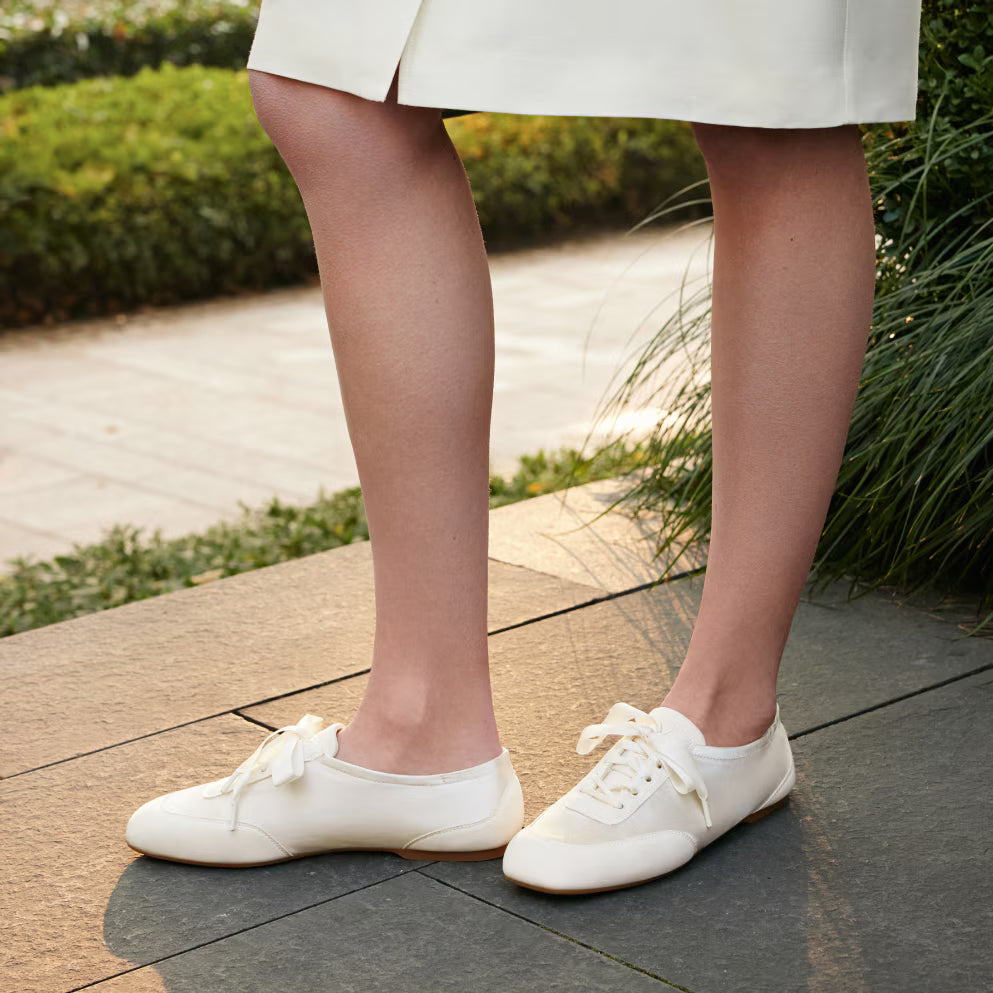 Zapatilla de satén ultraligeras con punta redonda - Slim Sole™