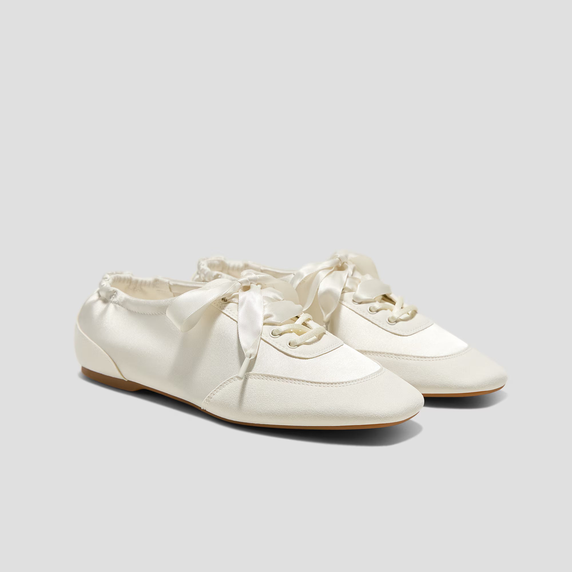 Zapatilla de satén ultraligeras con punta redonda - Slim Sole™