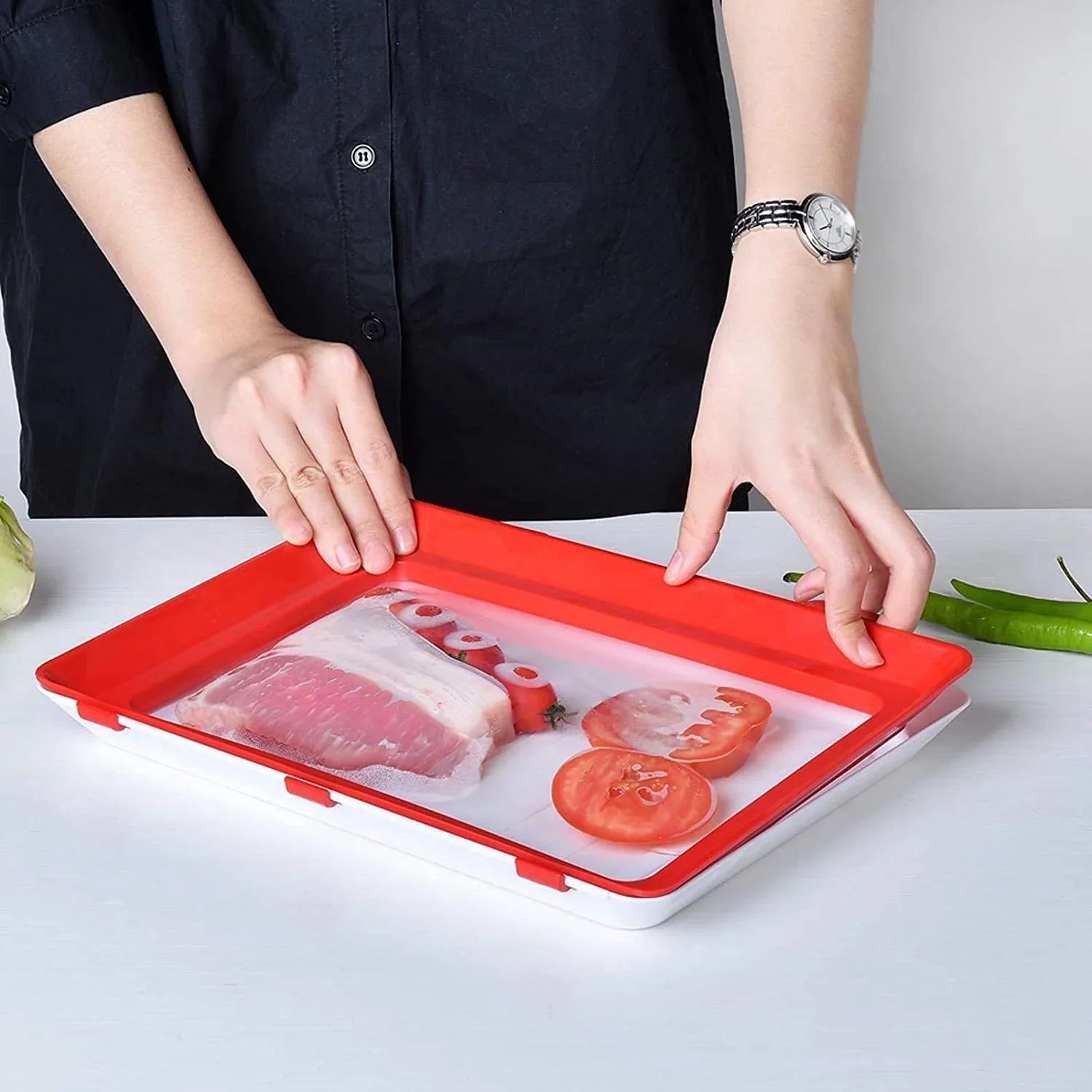 BANDEJA CONSERVADORA DE ALIMENTOS - FOODGUARD™