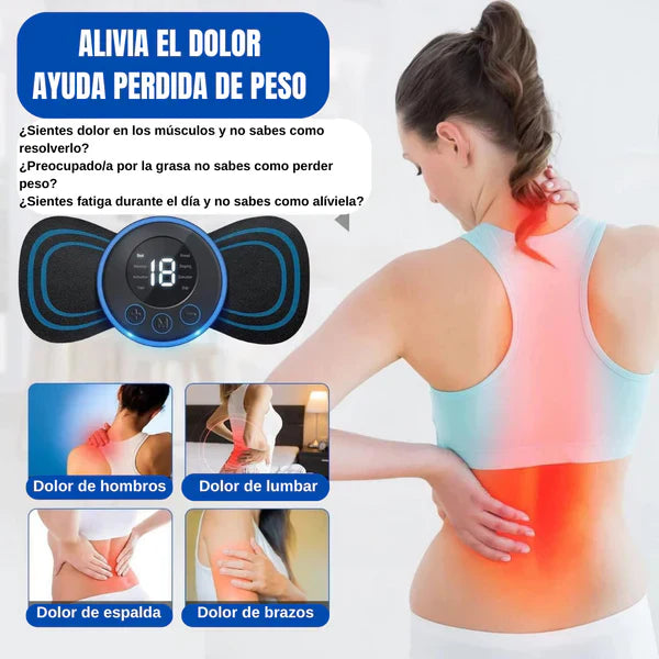 Mini Masajeador Corporal con Electroestimulación [Alivia Molestias Musculares]