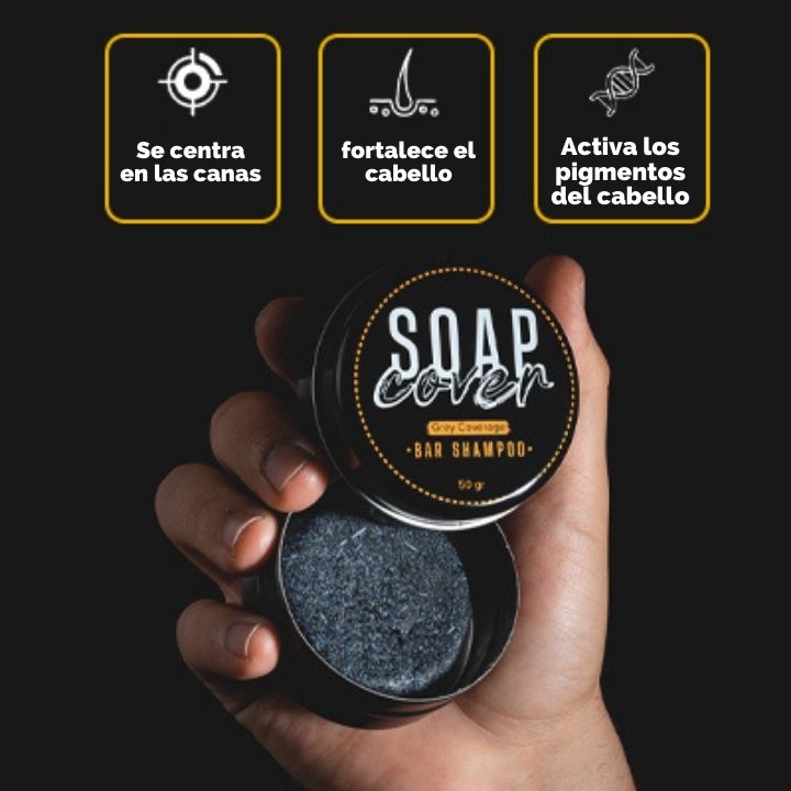 Jabón para eliminar las canas - CoverSoap™