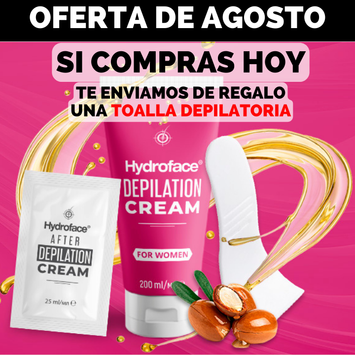 Crema depilatoria indolora - Hidroface®