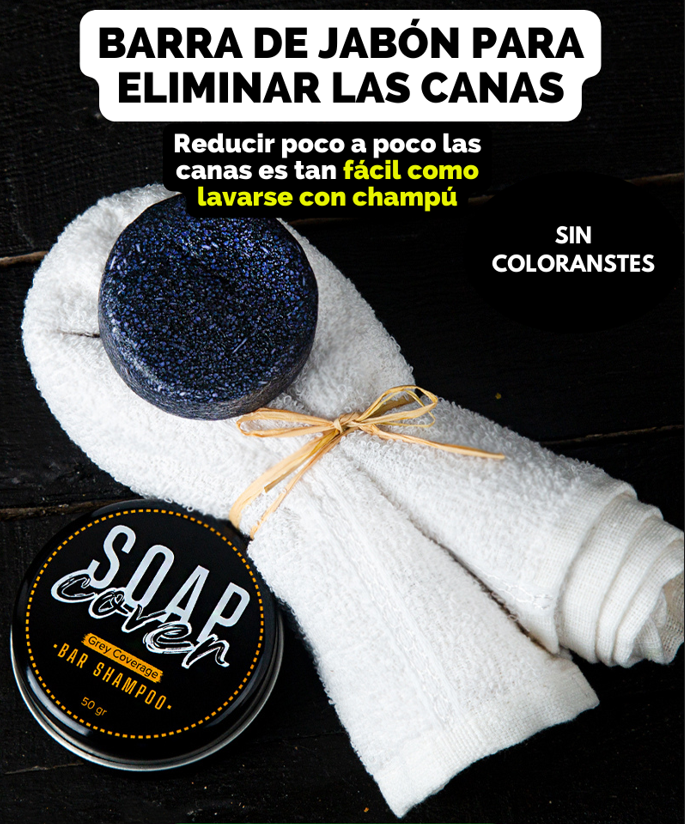 Jabón para eliminar las canas - CoverSoap™