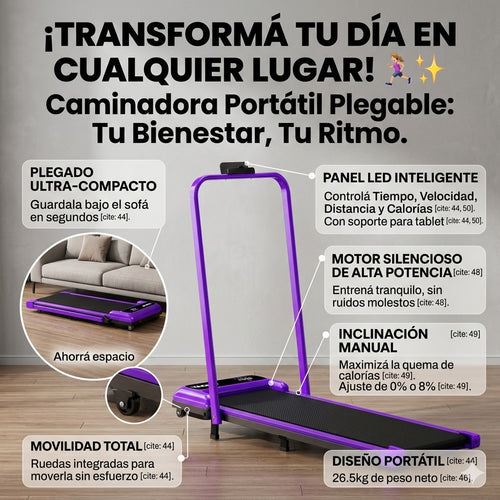 Cinta de correr portatil premium - Yagud Sport™